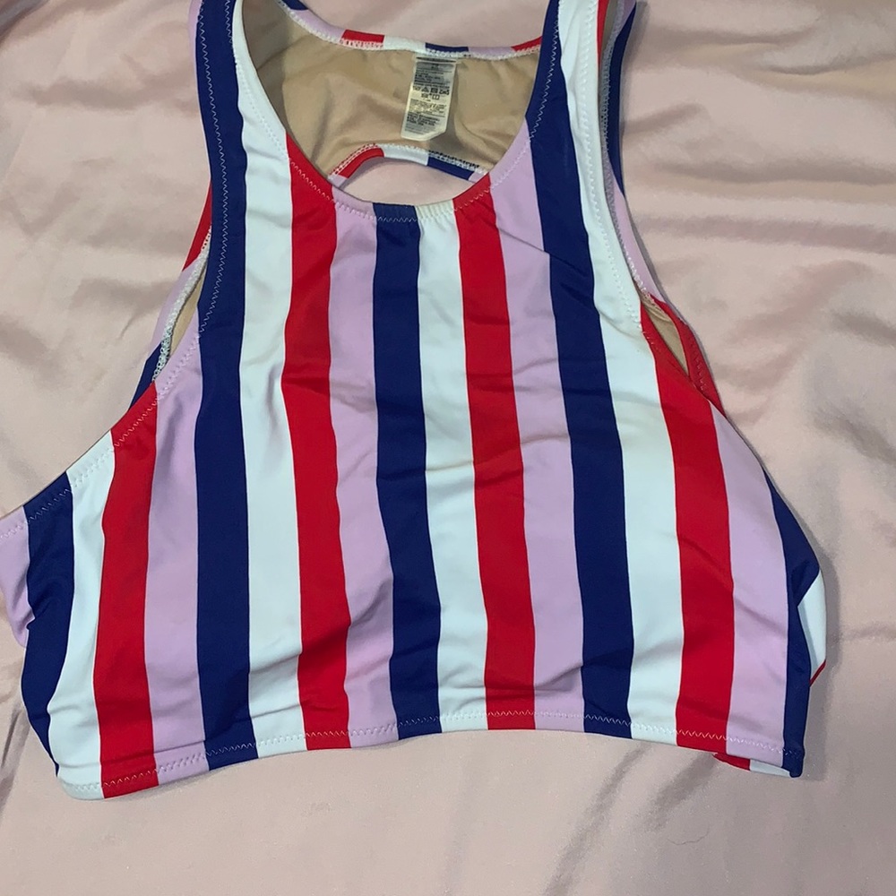 Old navy striped bikini top